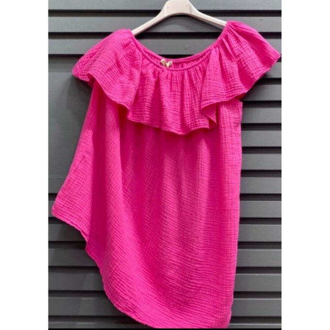 Top One Shoulder asymétrique