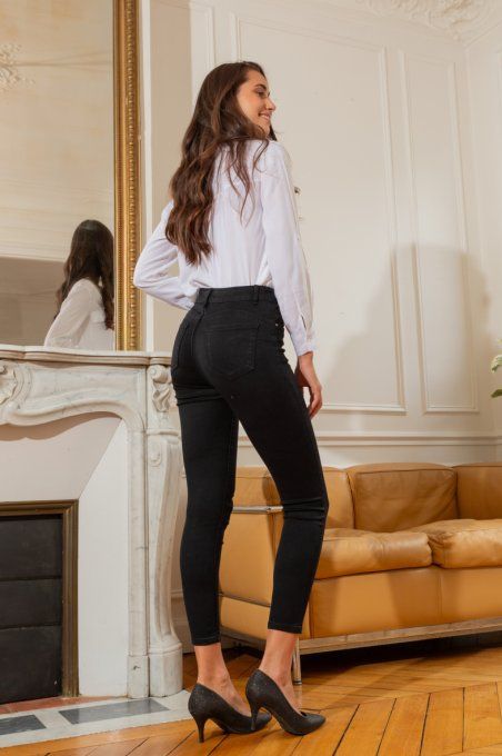 Jean Skinny Push Up Noir