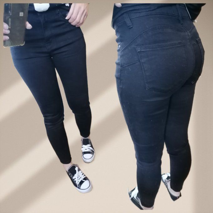 Jean Skinny Push Up Noir