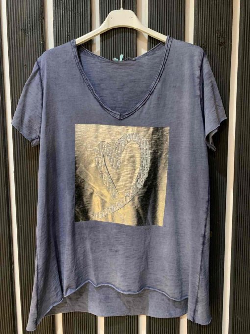 T-shirt oversize Coeur