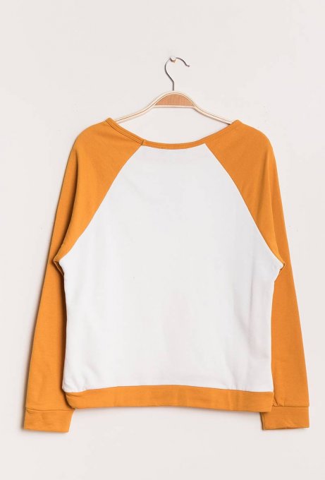 Sweat bicolore