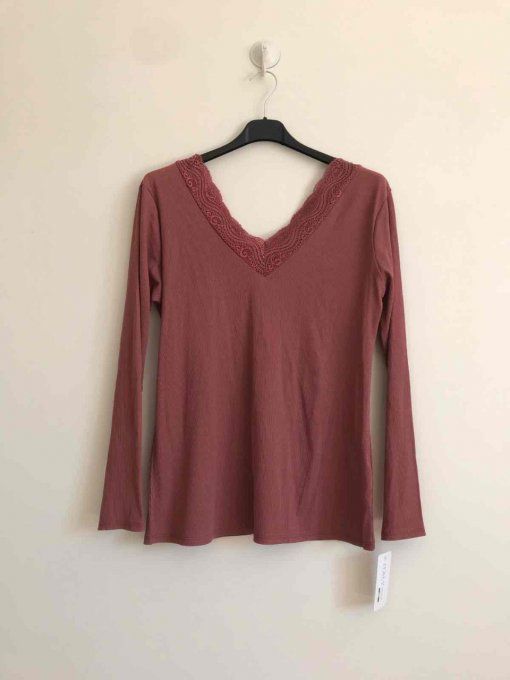 Top V dentelle +