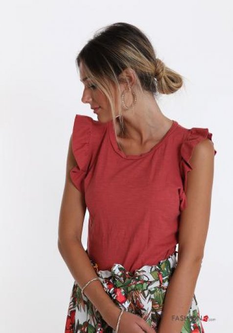 Débardeur à frou-frous