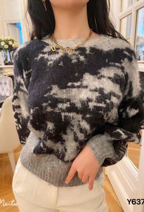 Pull Splash Gris