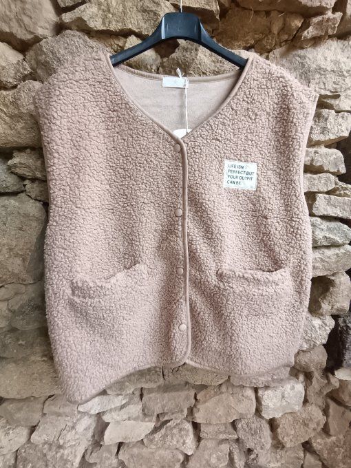 Gilet sans manches Teddy