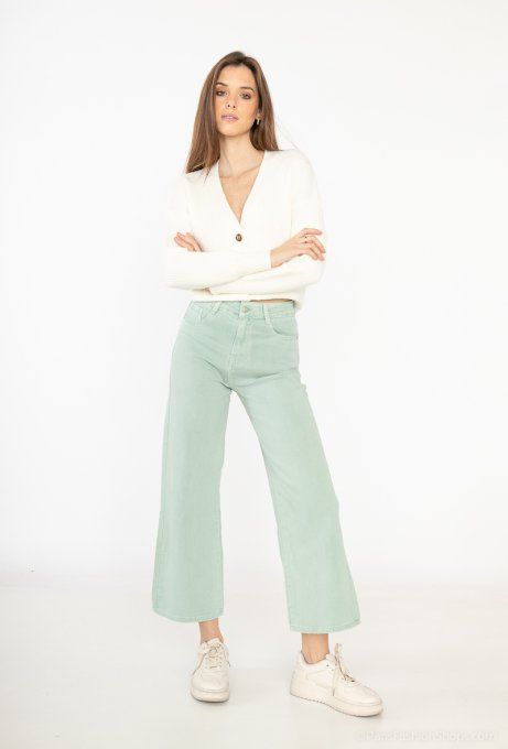 Jean Wild Leg Vert d'Eau