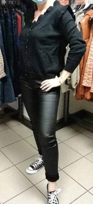 pantalon skinny simili cuir