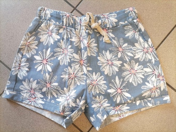 Short détente imprimé tropical
