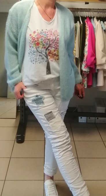 Pantalon Boyfriend patch