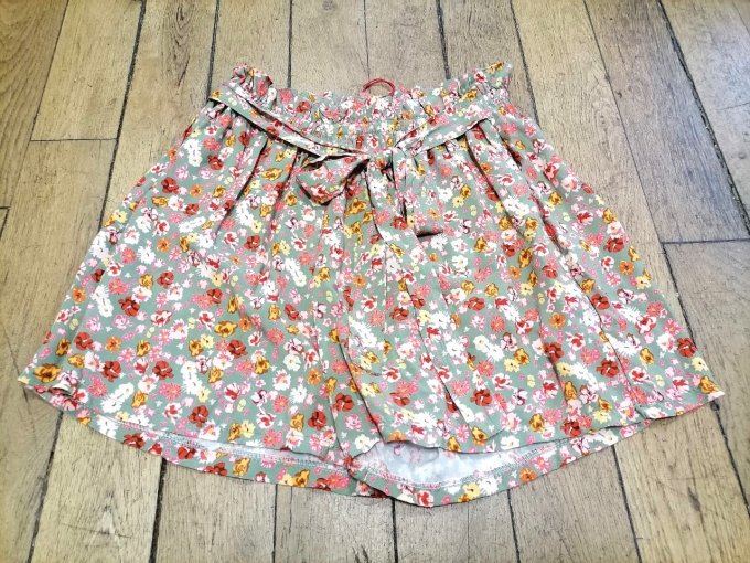 Short fluide fleuri