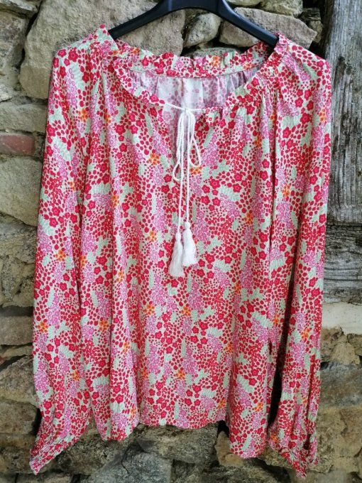 Blouse fleurie