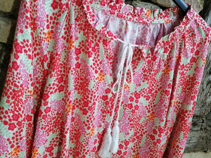 Blouse fleurie