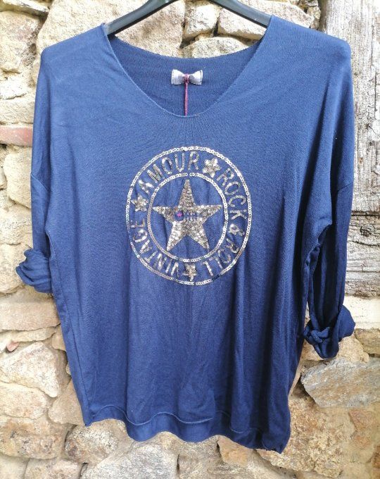 Pull Fin Amour Vintage