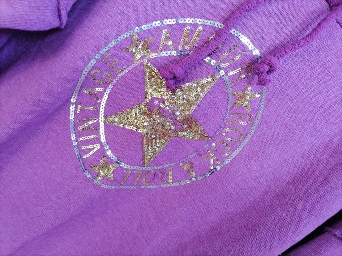 Sweat Capuche Sequins