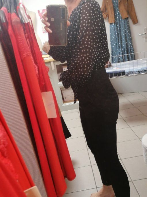 Pantalon Fuselé Noir