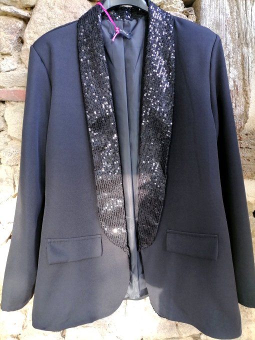 Veste Smoking Sequins