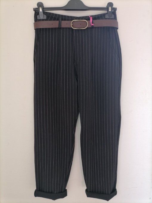 Pantalon Rayé Capone