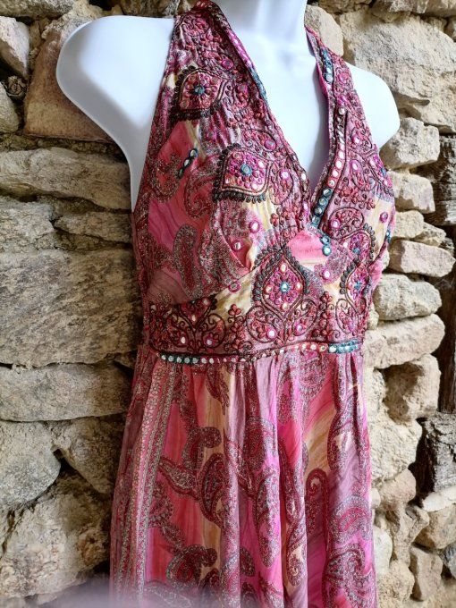 Robe Indienne Rose
