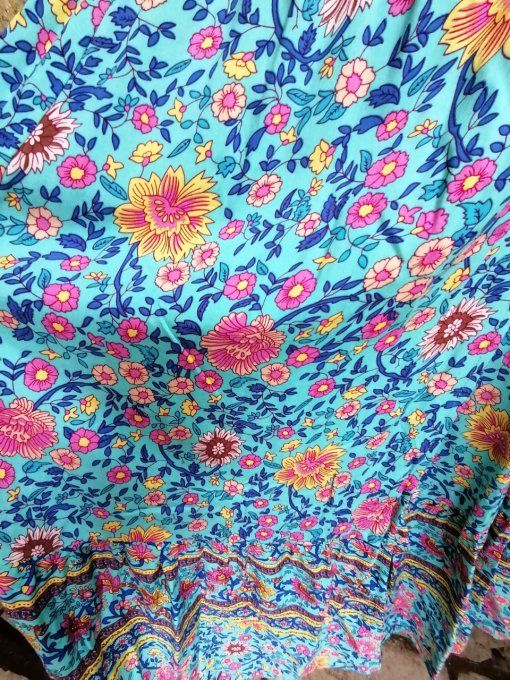 Robe Portefeuille Turquoise