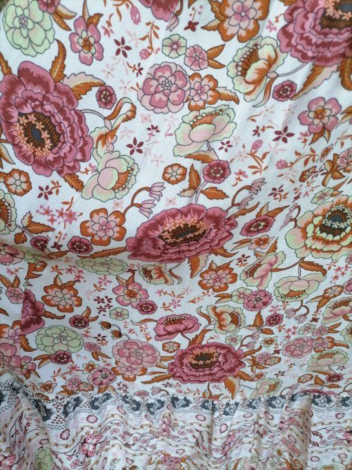 Robe Portefeuille Roses