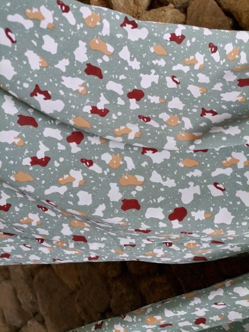 Combinaison Cropped Imprimée Amande