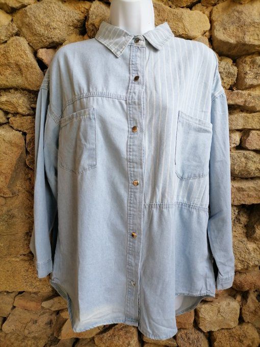 Surchemise Asymétrique Jean