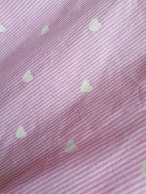 Chemisette Rayée Coeurs