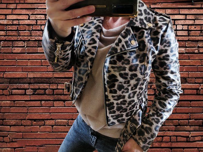 Veste Perfecto Leopard