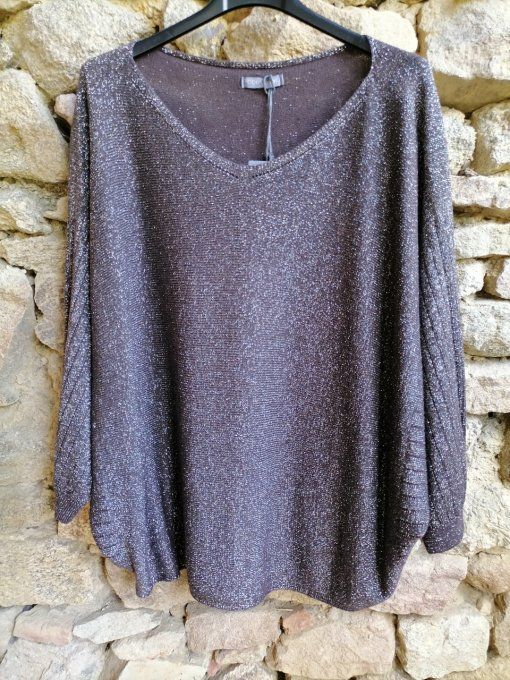 Pull Lurex Chauve-Souris