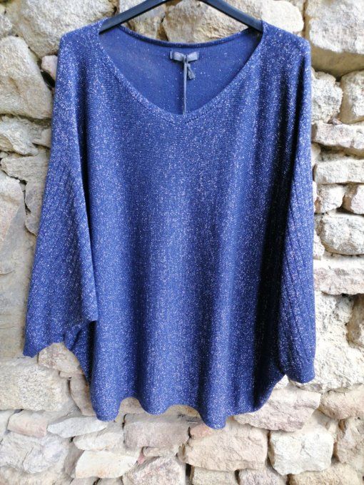 Pull Lurex Chauve-Souris