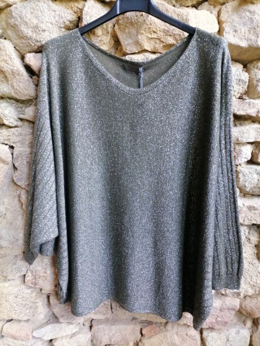 Pull Lurex Chauve-Souris