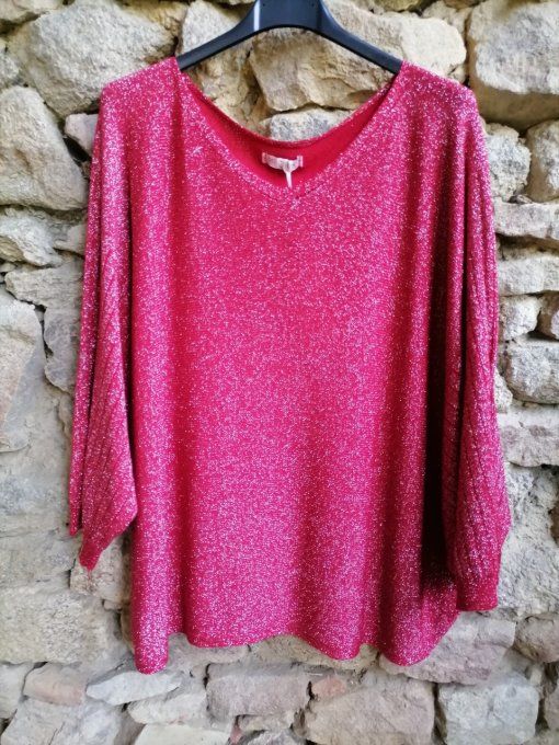 Pull Lurex Chauve-Souris