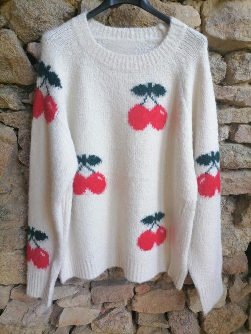 Pull à Belles Cerises