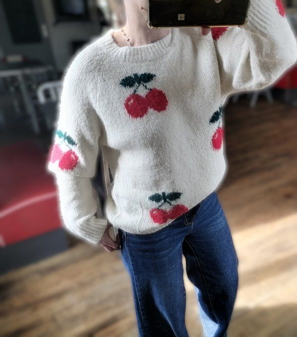Pull à Belles Cerises