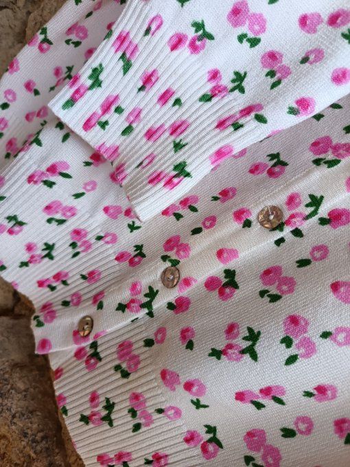 Cardigan Petites Roses