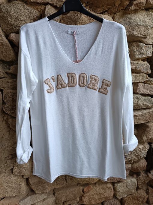 Pull Fin J'Adore
