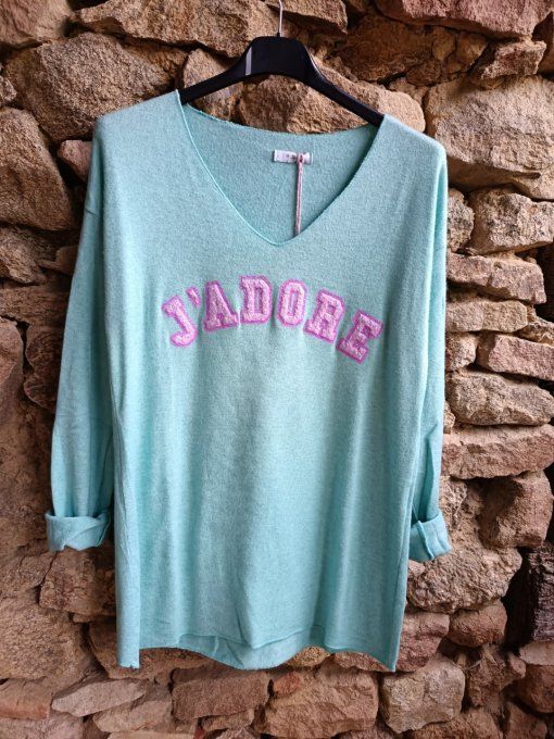 Pull Fin J'Adore