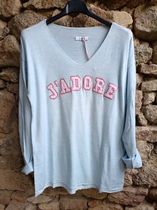 Pull Fin J'Adore