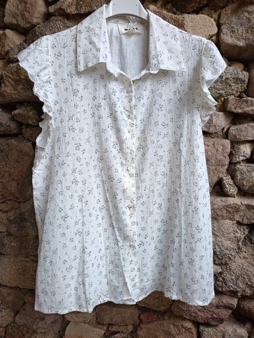 Chemisette Fleurie à Mancherons