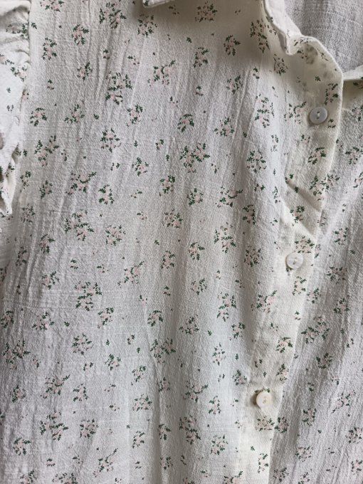 Chemisette Fleurie à Mancherons