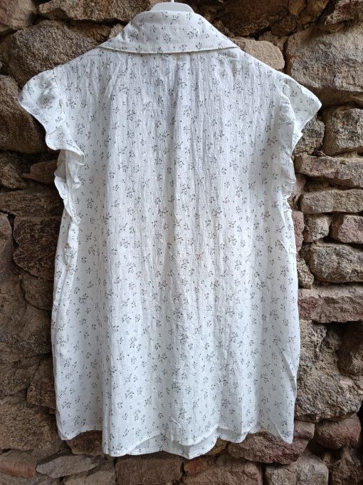 Chemisette Fleurie à Mancherons