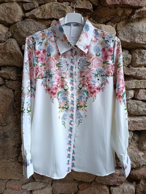 Chemise  Folk Satinée