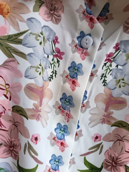 Chemise  Folk Satinée