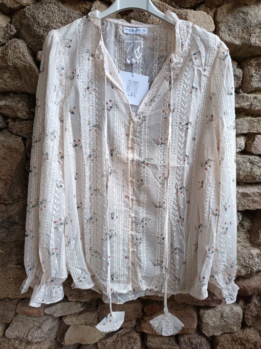 Blouse Bohême Fleurie