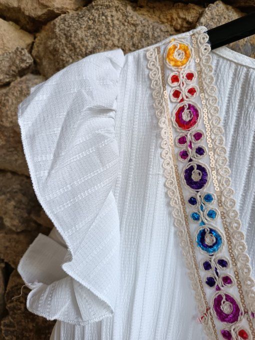 Blouse Col Multicolor