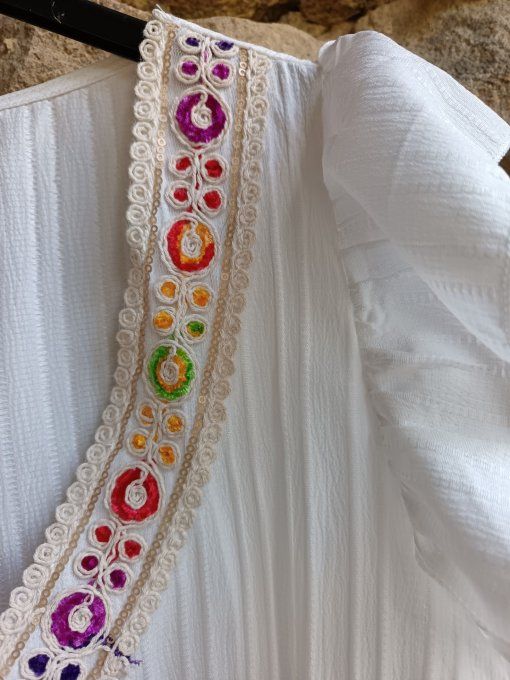 Blouse Col Multicolor