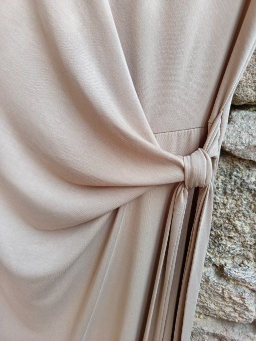 Robe Drapée Nouée
