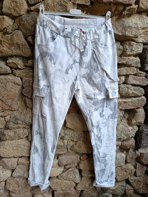 Pantalon Cargo Camo
