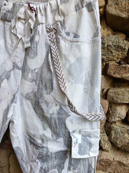 Pantalon Cargo Camo