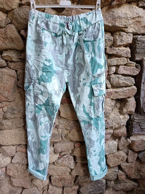 Pantalon Cargo Camo